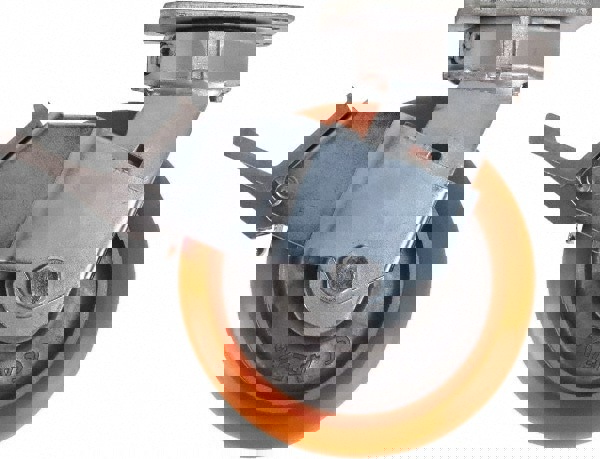 Swivel Top Plate Caster: Polyurethane, 6